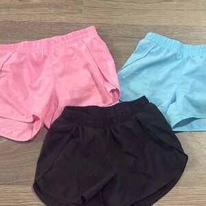 All in Motion Black and Pink Athletic Shorts